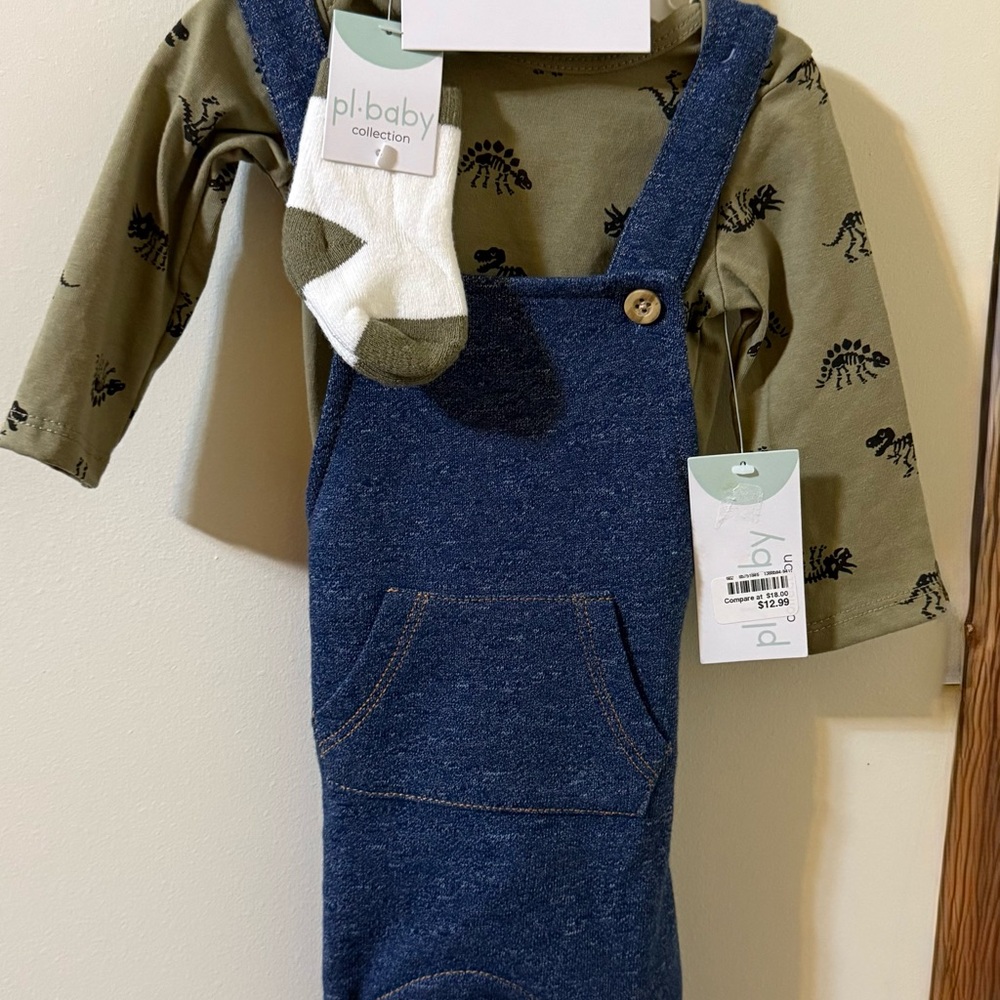PL Baby Collection Kids Matching Set - Blue and Green
